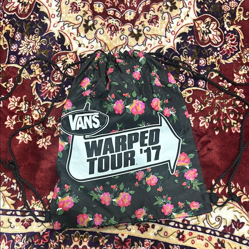 Vans Floral Drawstring Bag